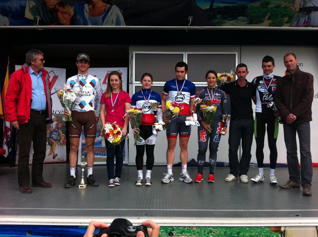 Podium Championnat France Universitaire 2012